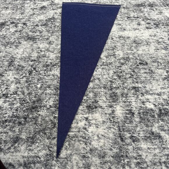 Cleveland Indians Vintage 30" Pennant MLB Baseball Felt Full Size Blue 1960s - Picture 7 of 8